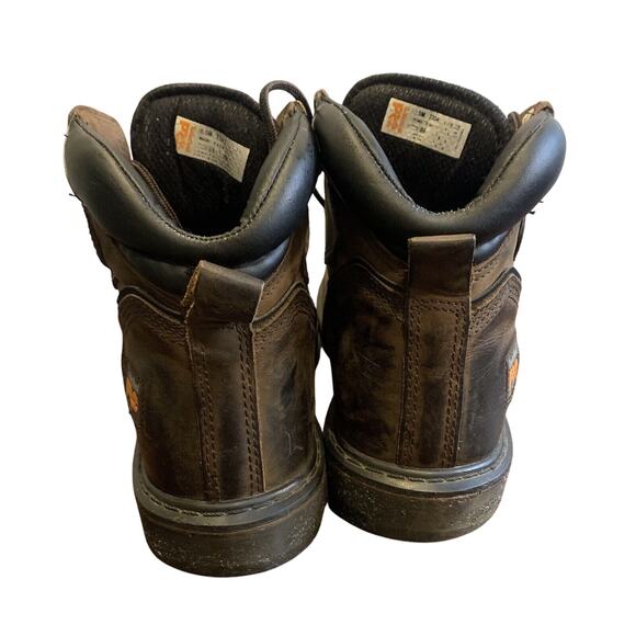 Timberland PRO 24/7 Boots Men's Size 10.5 W Brown Pit Boss Soft Toe 6" Ankle - Picture 7 of 8